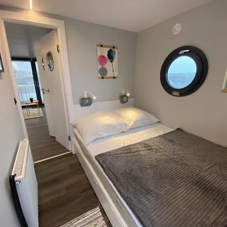 Hausboot Fjord Serina Mit Biosauna In Schleswig Exterior photo