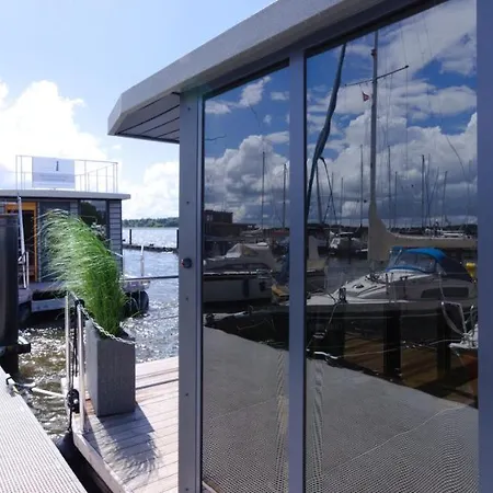 Hausboot Fjord Serina Mit Biosauna In Schleswig Exterior photo